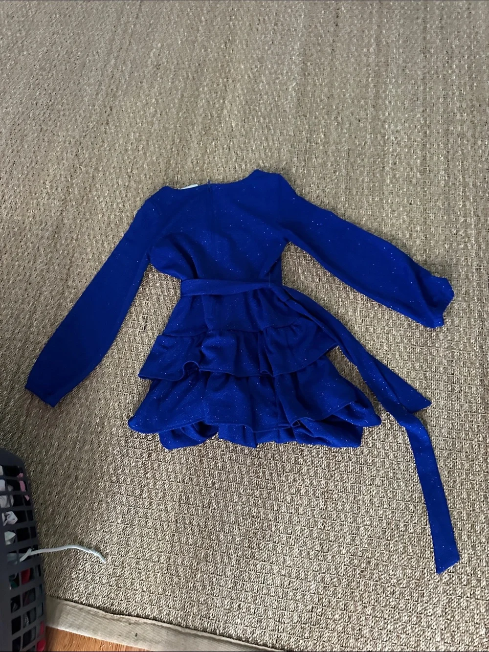 Rare Editions Sparkle Cobalt Blue Dress
